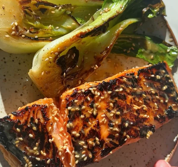 Miso Salmon with Bok Choy