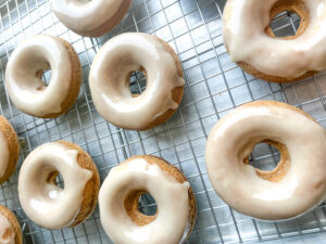Paleo Glazed Cake Donuts