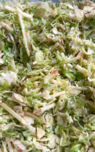 Shaved Brussel Sprout Salad