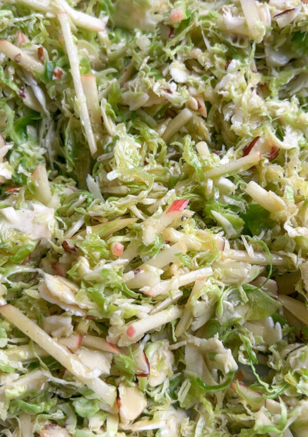 Shaved Brussel Sprout Salad
