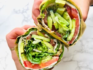 High Protein Lettuce Wrap Sandwich