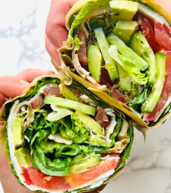 High Protein Lettuce Wrap Sandwich