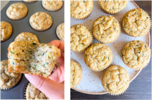 Zucchini Banana Muffins