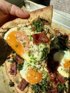Gluten Free Breakfast Pizza