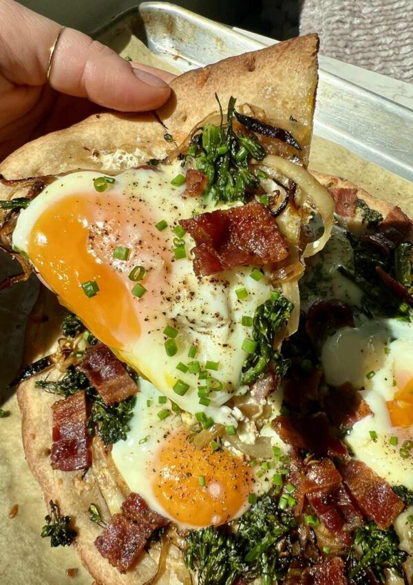 Gluten Free Breakfast Pizza