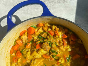 One Pot Thai Yellow Chicken Curry