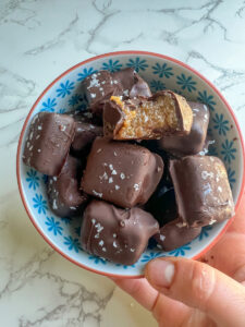 Chocolate Date Caramels